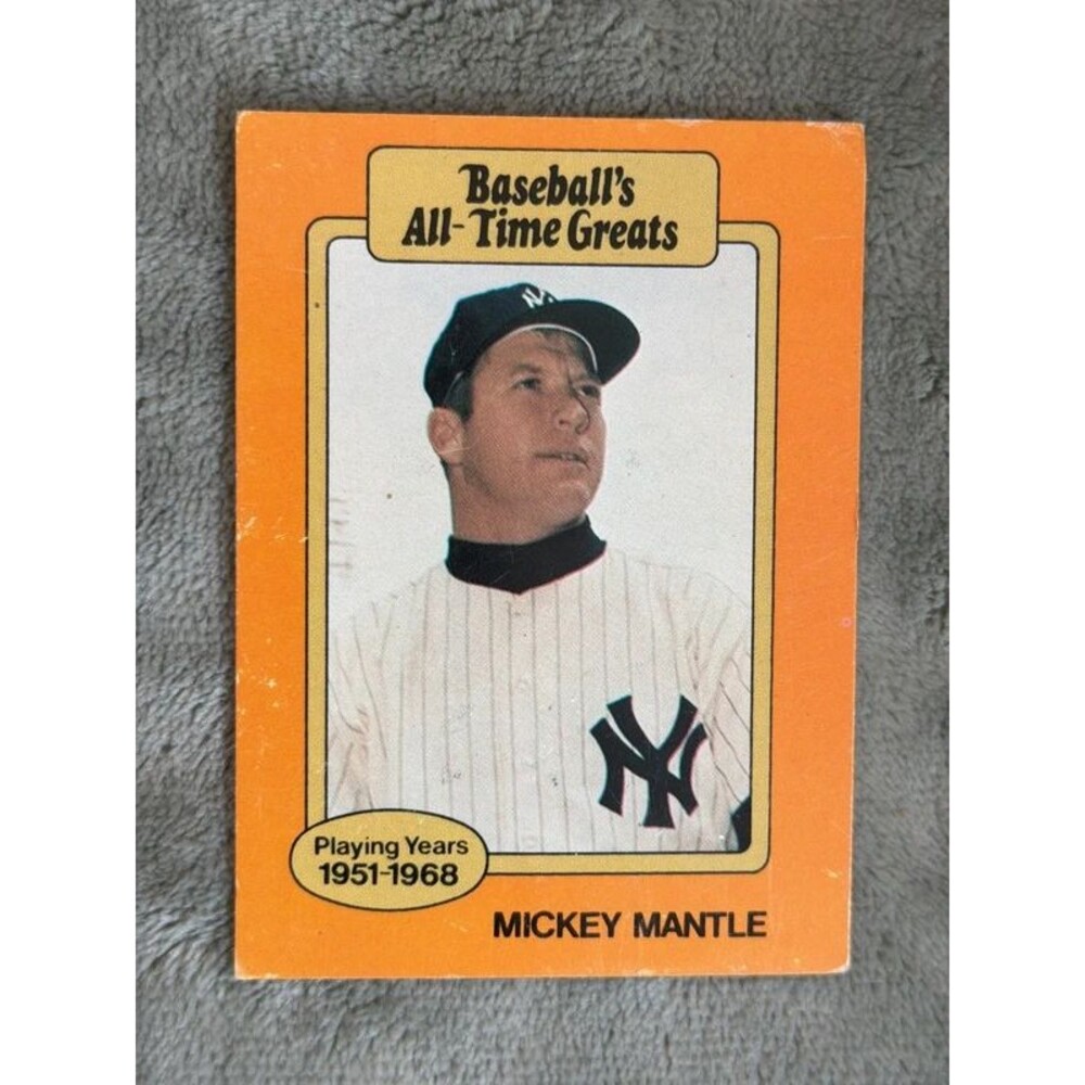 1987 Baseball All Time Greats Mickey Mantle